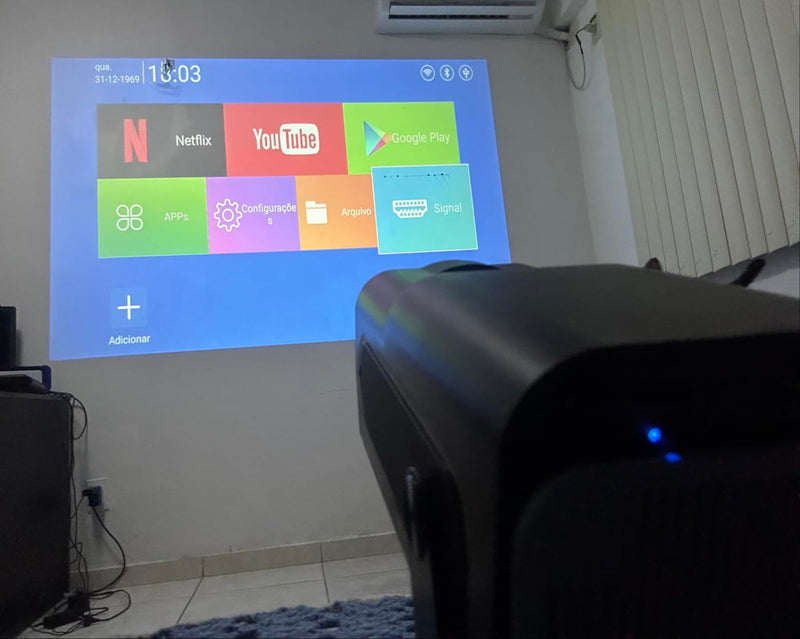 Projetor Hy320 ⭐⭐⭐⭐⭐